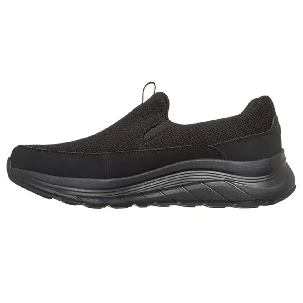 Skechers Mens Arch Comfort Flex Sneaker Black Slip On 9